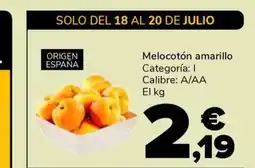 Supeco Melocotón amarillo oferta