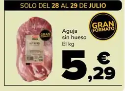 Supeco Aguja sin hueso oferta