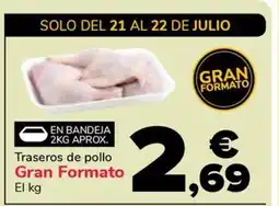 Supeco Traseros de pollo Gran Formato oferta