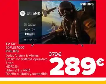 Supeco PHILIPS TV 50" oferta