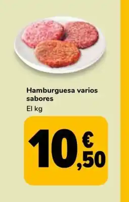 Supeco Hamburguesa varios sabores oferta