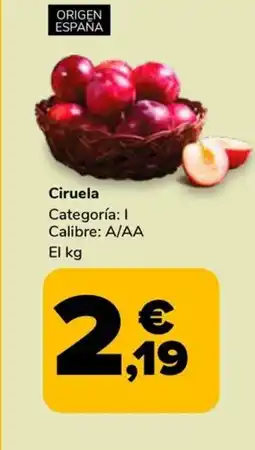 Supeco Ciruela oferta