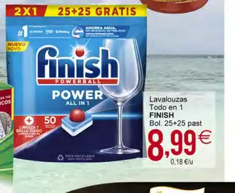 Plenus Supermercados FINISH Lavalouzas Todo en 1 oferta