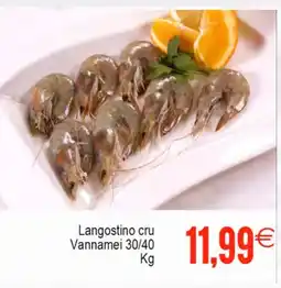 Plenus Supermercados Langostino cru Vannamei 30/40 oferta