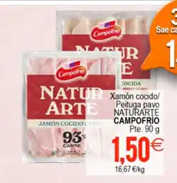 Plenus Supermercados CAMPOFRIO Xamón cocido/ Peituga pavo oferta