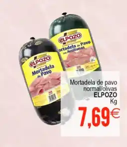 Plenus Supermercados ELPOZO Mortadela de pavo normal/olivas oferta