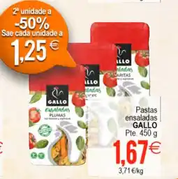 Plenus Supermercados GALLO Pastas ensaladas oferta
