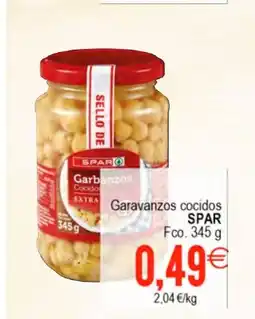 Plenus Supermercados SPAR Garavanzos cocidos oferta