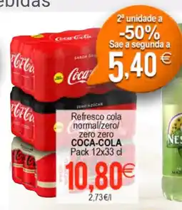 Plenus Supermercados COCA-COLA Refresco cola normal/zero/zero zero oferta