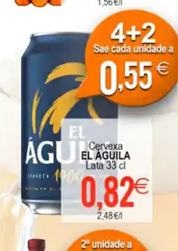 Plenus Supermercados EL AGUILA cervexa oferta