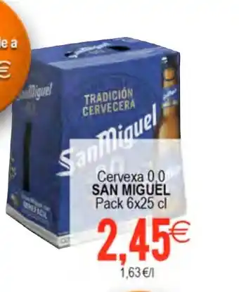 Plenus Supermercados SAN MIGUEL Cervexa 0,0 oferta