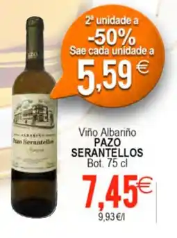 Plenus Supermercados PAZO SERANTELLOS Viño Albariño oferta