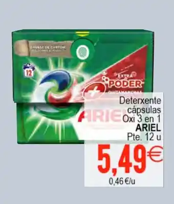 Plenus Supermercados ARIEL Deterxente cápsulas oferta