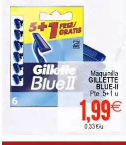 Plenus Supermercados GILLETTE BLUE-II Maquinilla oferta