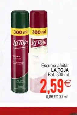 Plenus Supermercados LA TOJA Escuma feitar oferta