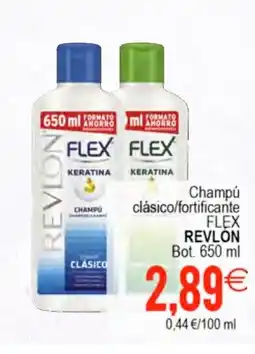 Plenus Supermercados FLEX REVLON Champú clásico/fortificante oferta