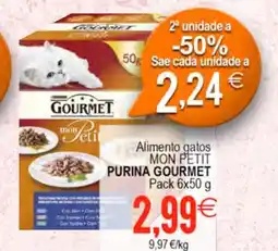 Plenus Supermercados MON PETIT PURINA GOURMET Alimento gatos oferta