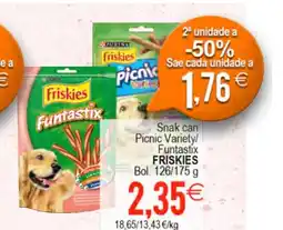 Plenus Supermercados FRISKIES Snak can Picnic Variety/Funtastix oferta