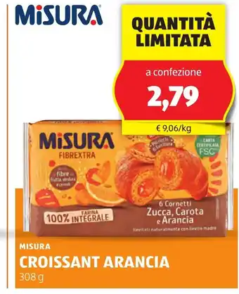 Lidl MISURA Croissant arancia oferta