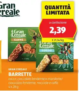 Lidl GRAN CEREALE Barrette oferta
