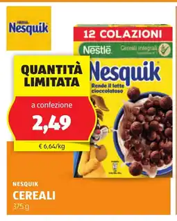 Lidl NESQUIK Cereali oferta