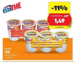 Lidl ESTATHÉ Thé oferta