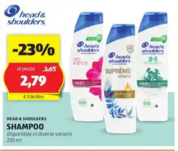 Lidl HEAD & SHOULDERS Shampoo oferta