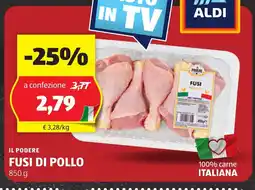 Lidl IL PODERE Fusi di pollo oferta