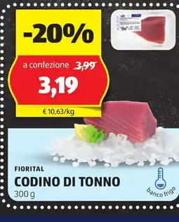 Lidl FIORITAL Codino di tonno oferta