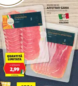 Lidl REGIONE CHE VAI Affettati sardi oferta