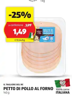Lidl IL TAGLIERE DEL RE Petto di pollo al forno oferta