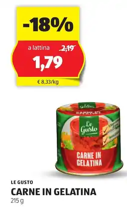 Lidl LE GUSTO Carne in gelatina oferta