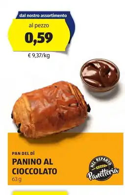 Lidl PAN DEL DÌ Panino al cioccolato oferta