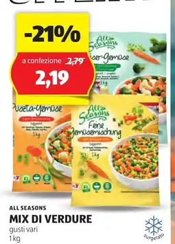 Lidl ALL SEASONS Mix di verdure oferta