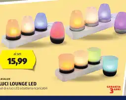 Lidl CASALUX Luci lounge led oferta