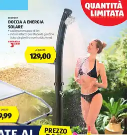 Lidl BESTWAY Doccia a energia solare oferta