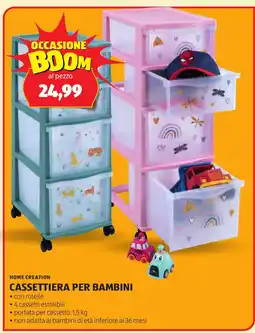 Lidl HOME CREATION Cassettiera per bambini oferta