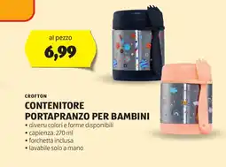 Lidl CROFTON Contenitore portapranzo per bambini oferta