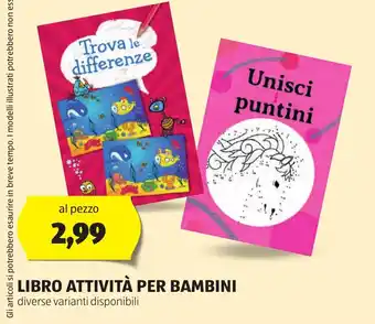 Lidl Libro attività per bambini oferta