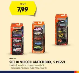 Lidl MATTEL Set di veicoli matchbox, 5 pezzi oferta