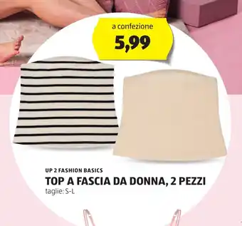 Lidl UP 2 FASHION BASICS Top a fascia da donna oferta