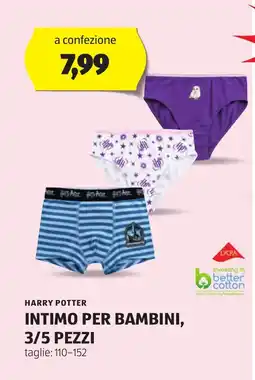 Lidl HARRY POTTER Intimo per bambini, 3/5 pezzi oferta