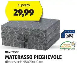 Lidl NOVITESSE Materasso pieghevole oferta