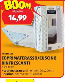 Lidl NOVITESSE Coprimaterasso/cuscino rinfrescanti oferta