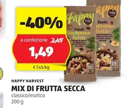 Lidl HAPPY HARVEST Mix di frutta secca oferta