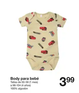 Zeeman Body para bebé oferta
