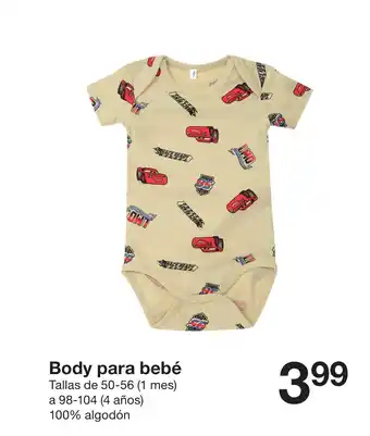 Zeeman Body para bebé oferta