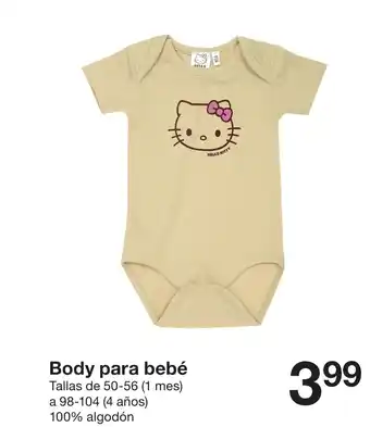 Zeeman Body para bebé oferta