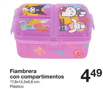 Zeeman Fiambrera con compartimentos oferta