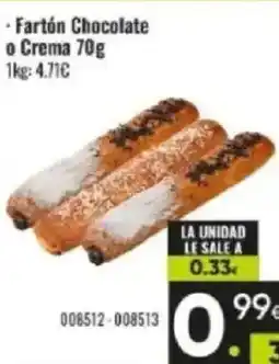 Family Cash Fartón Chocolate o Crema oferta